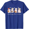 Halloween Ghost Baking Boo Crew Cooking Lover Baking Boo Crew Cute Halloween Ghost Baking Baker Kitchen T-Shirt - Royal Blue