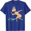 Bowling Gifts & Tees Llama Bowling Llama Playing Bowling Llama T-Shirt - Royal Blue