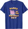 Peppa Pig Daddy of The Birthday Boy Confetti Logo T-Shirt - Royal Blue