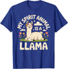 Llama Gift Llama Lover Accessories & Lama Stuff Funny Llama Art for Men Women Kids Alpaca Gag Llama Lover T-Shirt - Royal Blue