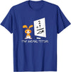 Cute Rabbit Bunny Stop Animal Testing Funny Kawaii T-Shirt in Royal Blue