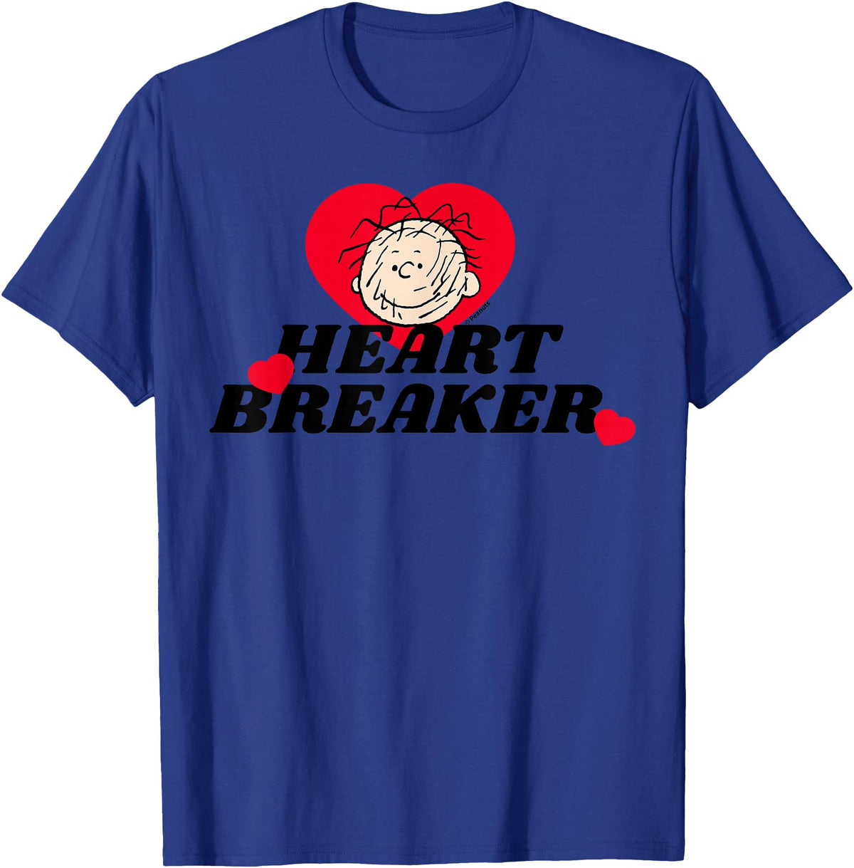 Peanuts Pig Pen Heartbreaker T-Shirt - Royal Blue
