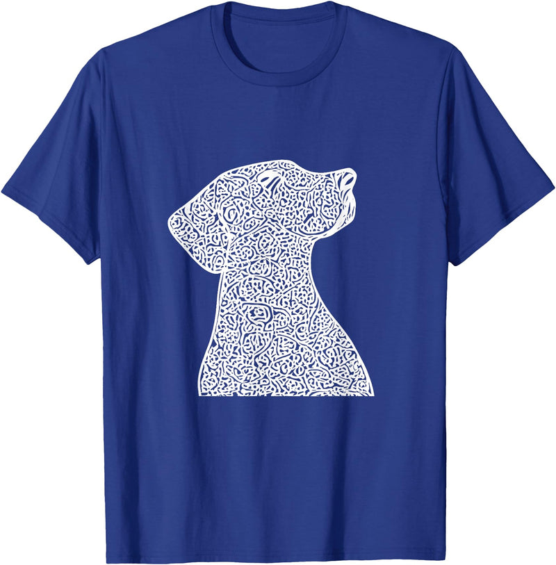 Pet Art Dog Design Dog T-Shirt - Royal Blue