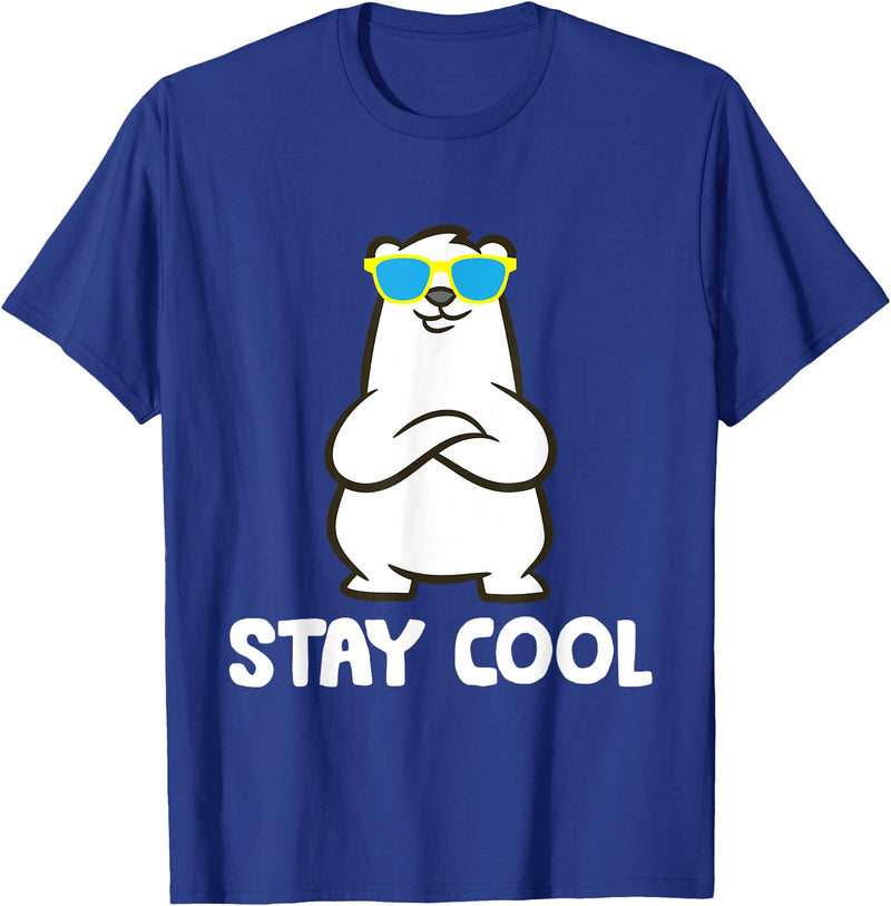 Cute Polar Bear Gifts And Tees Polar Bear Arctic - Stay Cool T-Shirt - Royal Blue