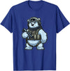Nate's SOF-Tee's Christmas Drink Infantry Polar Bear Veteran Men Women Gift T-Shirt - Royal Blue