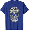 Funny Halloween Dog Costume Gift Idea Funny Skull Costume Men Women Pug Lover Halloween Dog T-Shirt - Royal Blue