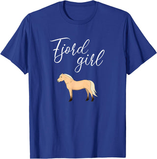 Fjord Horse apparel Fjord Horse, Norwegian Fjord Horse T-Shirt - Royal Blue