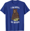 Musical Bears I SLAPPA DA BASS (Bear Playing Bass) T-Shirt - Royal Blue