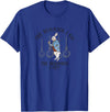 Alice in Wonderland- the Hurrier I Go the Behinder I Get T-Shirt in Royal Blue
