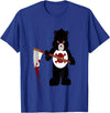 Jujubella Angry Bear Scare Bear Teddy Bear No Kids T-shirt T-Shirt - Royal Blue