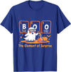 Chemistry Halloween Chemistry Boo The Element of Surprise Cute Chemist Halloween T-Shirt - Royal Blue