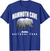 Mammoth Cave National Park USA Parks Mammoth Cave National Park Bear Souvenir US Parks T-Shirt - Royal Blue