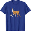 Cute Soccer Llama Tees Soccer Llama Futbol Llama T-Shirt - Royal Blue