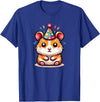 Birthday Hamster for Children Birthday Hamster T-Shirt - Royal Blue