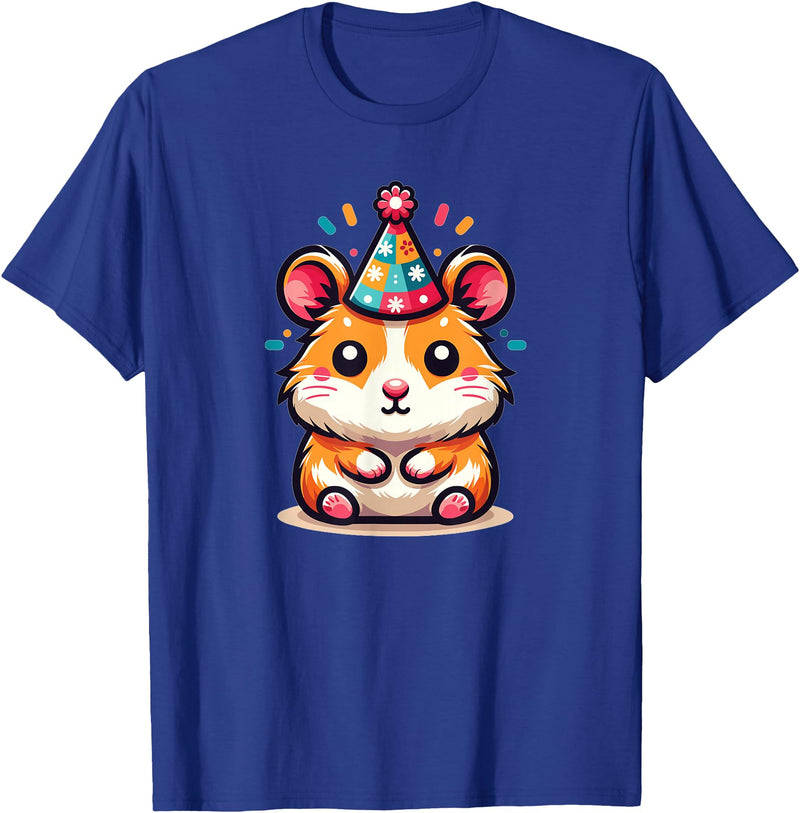 Birthday Hamster for Children Birthday Hamster T-Shirt - Royal Blue