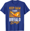 Buffalo Wings Fried Chicken Hot Wing Sauce T-Shirt - Royal Blue