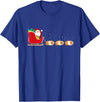 Funny Christmas Sleigh Animal Gifts Guinea Pig Santa Christmas Sleigh - Funny Guinea Pig Xmas T-Shirt - Royal Blue