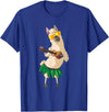 Llama Ukulele Luau TShirt Cute Gifts Llama Ukulele Luau Cute Funny Cool Hawaii Alpaca Gift T-Shirt - Royal Blue