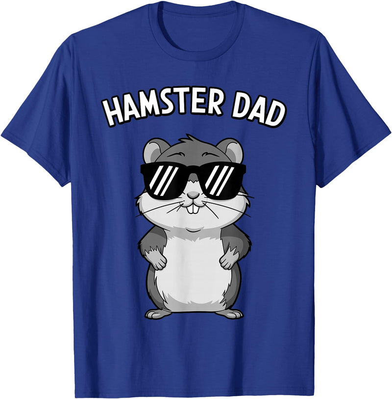 Funny Hamster Design for Men Dad Boys Animal Hamster Lover T-Shirt - Royal Blue