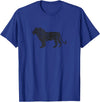 Vintage Lion Apparel Distressed Lion - Vintage Lion T-Shirt - Royal Blue