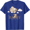 Cute Bearly Wait Baby Shower Bear Matching Family Abuela We Can Bearly Wait Baby Shower Bear Family Matching T-Shirt - Royal Blue