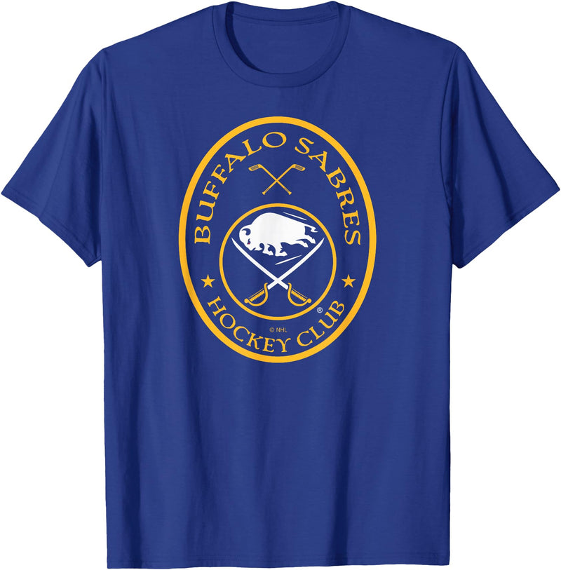 Buffalo Sabres Iconic Royal Blue Officially Licensed T-Shirt - As Pictured