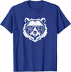 oma Bear Family Apparel Grandma Bear Face with Sunglasses T-Shirt - Royal Blue