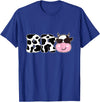 Brother Of The Birthday Girl Cow Family Party Deco Bro of The Birthday Girl Farm Cow Themed Family Matching T-Shirt - Royal