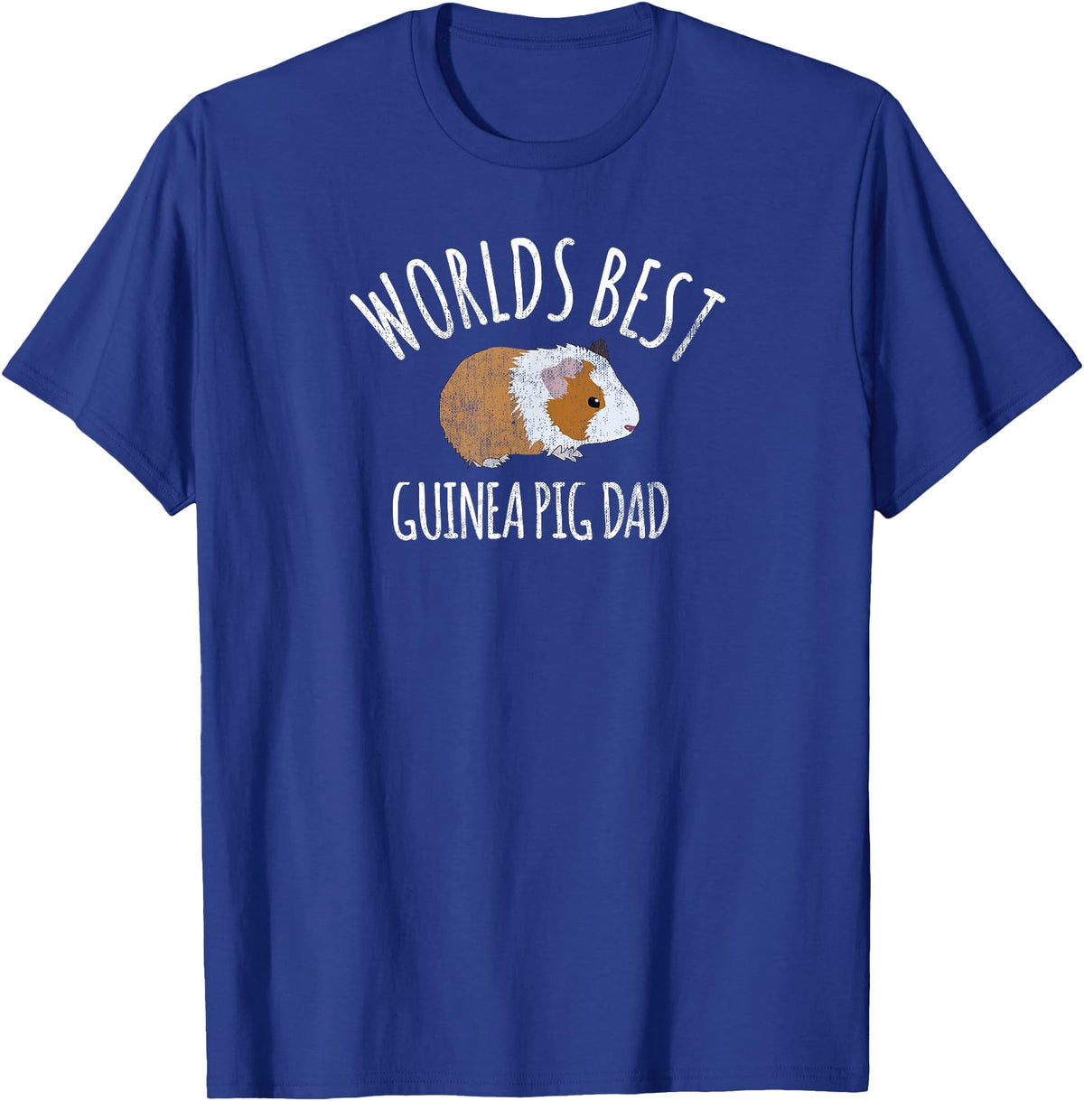 Guinea pig Lover Apparel - jy Guinea Pig Apparel men boys Worlds Best Guinea Pig Dad T-Shirt - Royal Blue