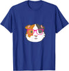 Hipster Animal Merch Co Cute Hipster Guinea Pig Hamster In Pink Eye Glasses Gift T-Shirt - Royal Blue