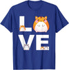 Hamster Love Cute Hamsters Shirt Animal Toys Pets Lovers T-Shirt - Royal Blue