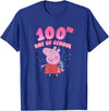 Peppa Pig 100th Day Of School Celebration Confetti T-Shirt - Royal Blue