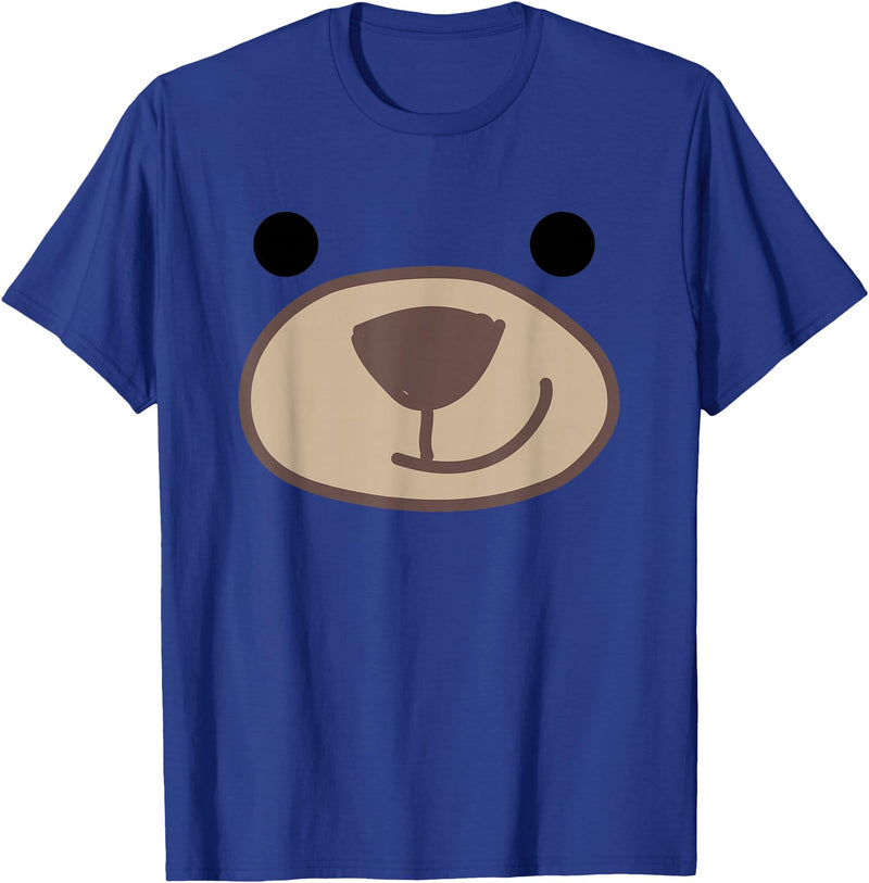 Halloween Brown Bear Animal Outfit Costume Halloween Cute Grizzly Bear Animal Costume T-Shirt - Royal Blue