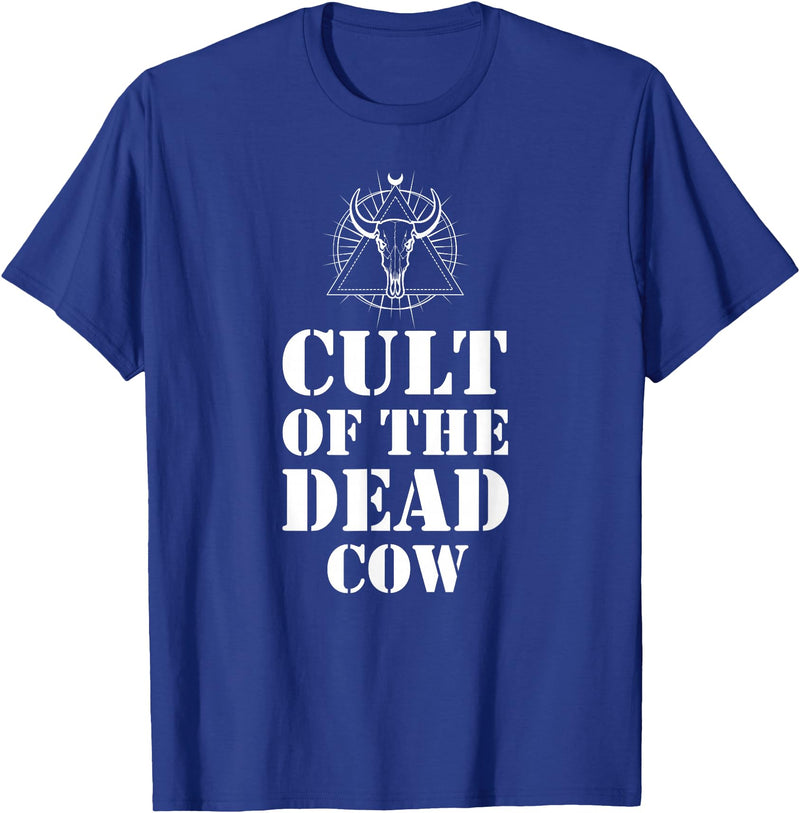 Cult Of The Dead Cow Tee Cult Of The Dead Cow Shirt T-Shirt - Royal Blue