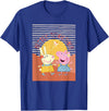 Peppa Pig Better Together Rebecca Rabbit Retro Portrait T-Shirt - Royal Blue