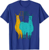 Funny Llama T-Shirt Como Te Llamas Funny Spanish Joke Llama Shirt Tee T-Shirt - Royal Blue