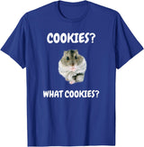 What Cookies Dwarf Hamster Funny Meme T-Shirt - Royal Blue