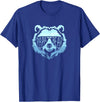 papa Grizzly in sunglasses Papa Bear Vintage Graphic T-Shirt - Royal Blue