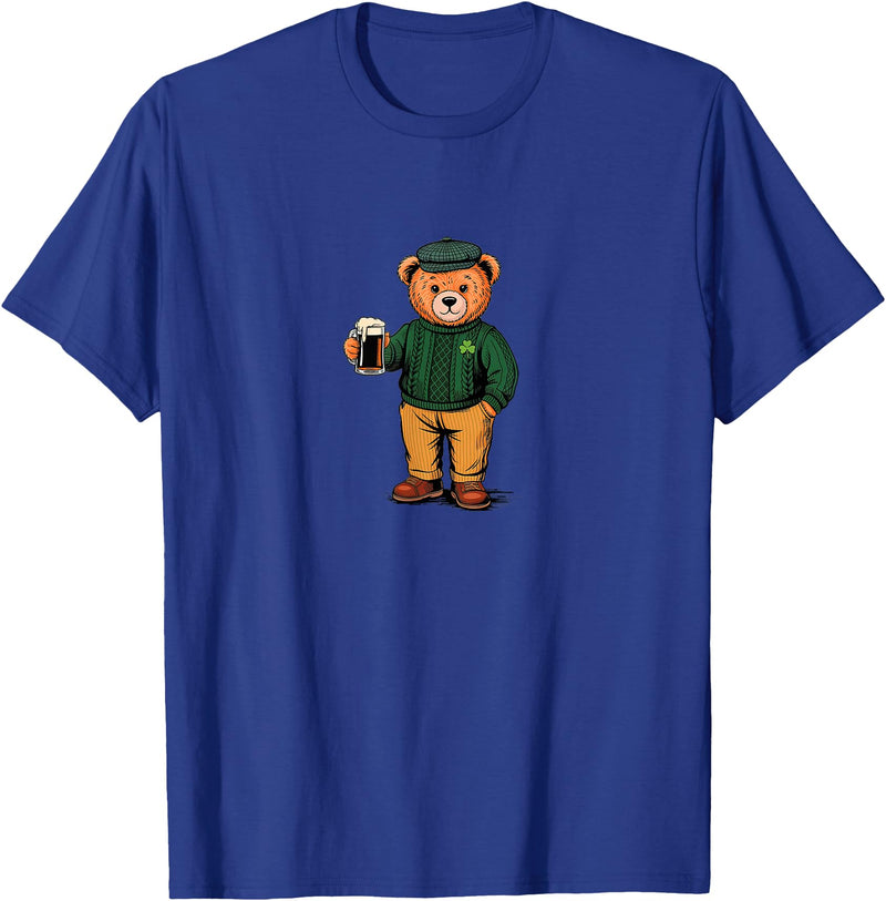 St Patricks Day Bear t -shir t St Patricks Day Bear T-Shirt - Royal Blue
