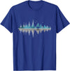 Outdoor Wild Retro Forest Gifts Trees Reflection Wildlife Nature Animal Bear Outdoor Forest T-Shirt - Royal Blue