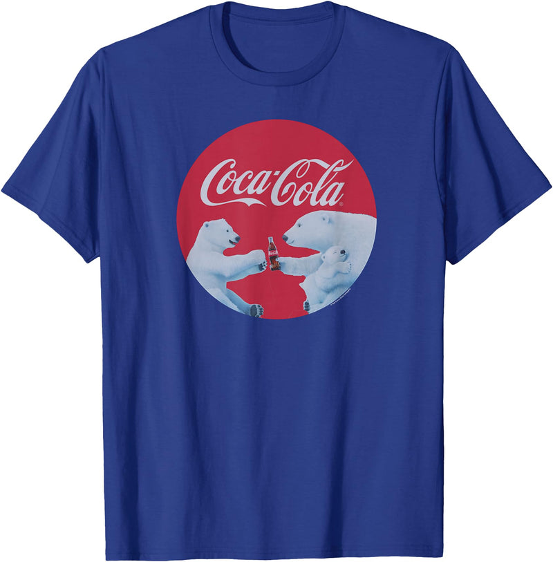 Coca-Cola Company Coca-Cola - Polar Bears T-Shirt - Royal Blue
