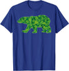Saint Paddys Day Gifts for Animal Lover Irish Polar Bear St Patricks Day Shamrock Boys Women Kid Men T-Shirt - Royal Blue