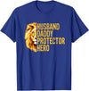 Dad Lion Fathers Day Funny Lions Lovers Outfits Lion Dad Funny Husband Daddy Protector Hero Fathers Day T-Shirt - Royal Blue