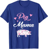 Funny Pig Lover Piggy Squad Gift For Women Pig Mama Funny Pig Mom Gift For Women Piggy Squad T-Shirt - Royal Blue