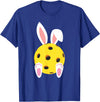 Cute Rabbit Lover Bunny Graphic T-Shirt (Black) in Royal Blue
