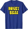 Classic 70's Retro Vintage Hippie Honey Designer Classic 70s Retro Vintage Hippie Honey Bear T-Shirt T-Shirt - Royal Blue