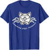 Bahamas Swimming Pigs Bahamas Swimming Pig with Mask and Snorkel T-Shirt - Royal Blue
