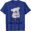 Koalaslifestyle Cute Koala Mama Bear and Baby, Mothers Day Gifts T-Shirt - Royal Blue