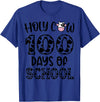 Holy Cow 100 Days Of School teachers Students Kids T-Shirt - Royal Blue