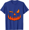 Halloween Costume Gifts Happy Halloween Pumpkin Face T-Shirt - Royal Blue